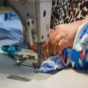 Production lines that create clothes using automated machinery